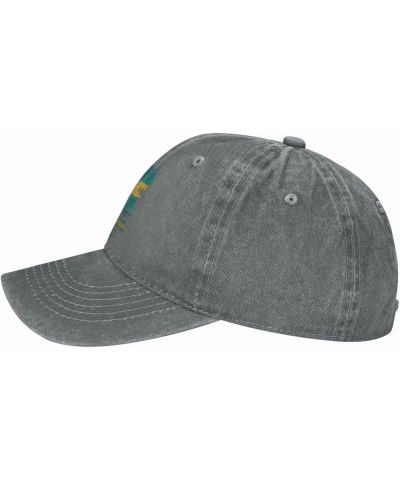 Vintage Bahamas Bahamian Flag Baseball Cap Casquette Hat for Men Women Gray $8.85 Baseball Caps