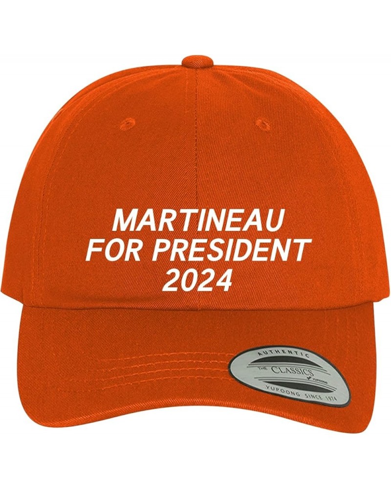 Martineau for President 2024 - Comfortable Dad Hat Baseball Cap Orange $14.34 Baseball Caps