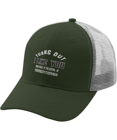 turnss Out i Like You More thans i Originally plannedd Hats Womens Summer hat Apricot Men's Hats Gifts for Son Golf Hat Army ...