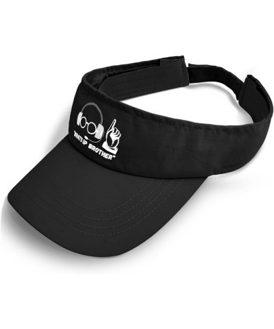 What's Up Brother Gamer Hat Sun Visors for Women Visors Cool Sun Cap Allblack $8.82 Sun Hats