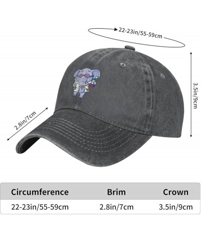 Scientists Elephants Baseball Cap for Men Women Hats Adjustable Vintage Cowboy Hat Deep Heather $9.99 Cowboy Hats