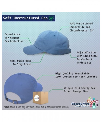 Soft Baseball Cap Just Run Style B Cotton Dad Hats for Men & Women Light Blue $15.39 Baseball Caps