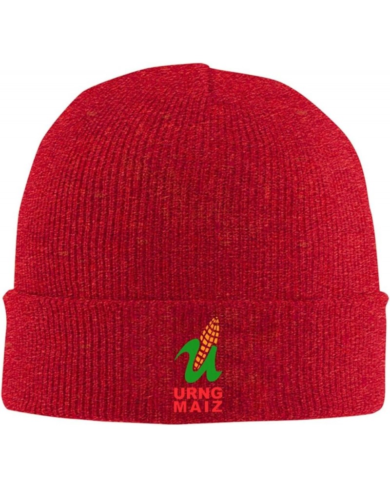 Urng_Maiz Knit Hat Fashion for Unisex Warm Cute Beanie Hat Red $11.19 Skullies & Beanies