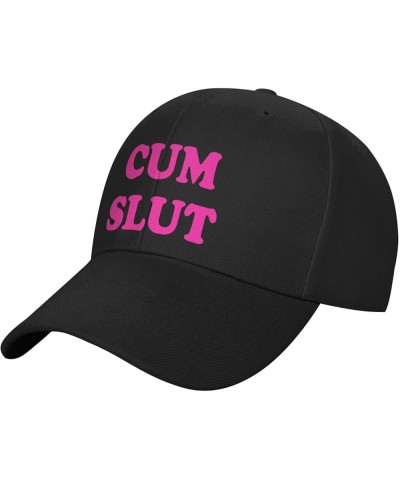 Hot Pink-Cum Slut-Hat Funny Baseball Hats Men Women Snapback Baseball Caps Goofy Party Gifts Black Funny Hats $7.40 Baseball ...