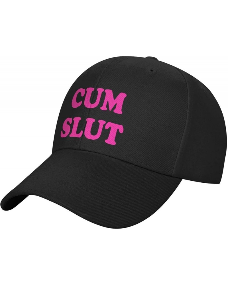 Hot Pink-Cum Slut-Hat Funny Baseball Hats Men Women Snapback Baseball Caps Goofy Party Gifts Black Funny Hats $7.40 Baseball ...