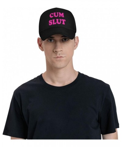 Hot Pink-Cum Slut-Hat Funny Baseball Hats Men Women Snapback Baseball Caps Goofy Party Gifts Black Funny Hats $7.40 Baseball ...