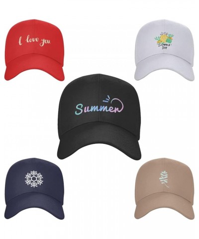 Custom Hats for Men Design Your Own Personalized Text Photo Logo Baseball Hats Natural $8.05 Baseball Caps