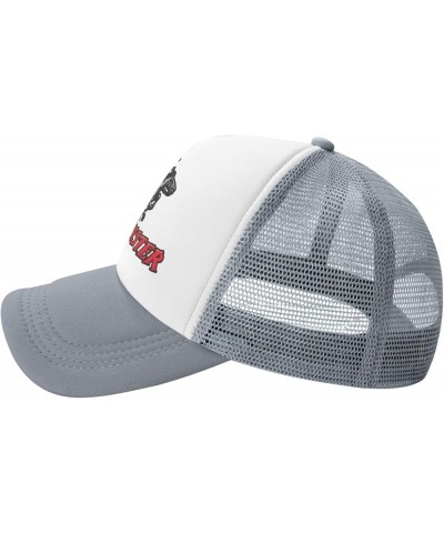 Winchester Trucker Hats for Both Men and Women - Mesh Baseball Snapback Hats Gray $10.91 Baseball Caps