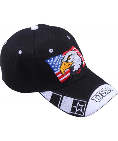 Hat 4th of July Accessories Trucker Cap Embroidered Independence Day Supplies Embroidered Black $8.06 Baseball Caps