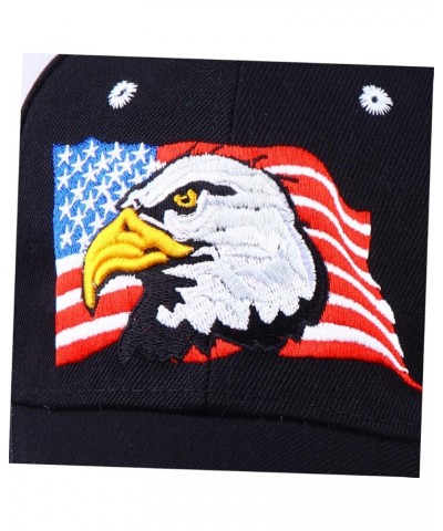 Hat 4th of July Accessories Trucker Cap Embroidered Independence Day Supplies Embroidered Black $8.06 Baseball Caps