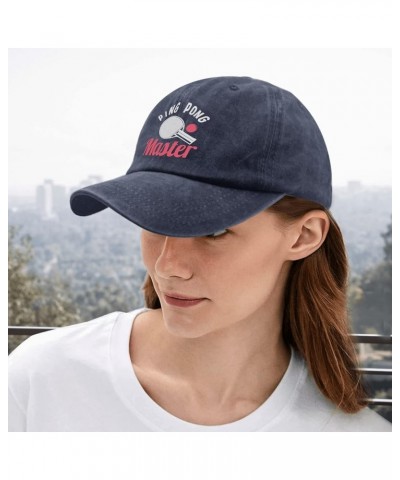 Vintage Hats for Men Tennis Athletic Hat for Men Lids Hats Breathable Seee You in Courtt Sun Hat Navy Blue $7.79 Visors