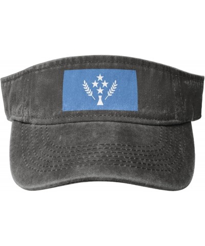 Flag of Kosrae Sun Hat Sun Visor Hats for Women Men Baseball Cap Golf Hats Deep Heather $11.84 Visors