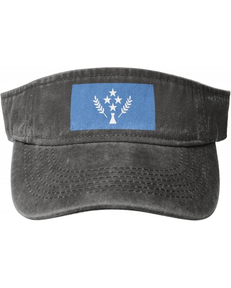 Flag of Kosrae Sun Hat Sun Visor Hats for Women Men Baseball Cap Golf Hats Deep Heather $11.84 Visors