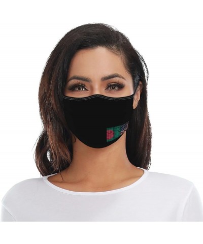 Flag of Bangladesh and USA Face Mask Washable Reusable Adults Breathable with 2 Filters Black $13.04 Balaclavas