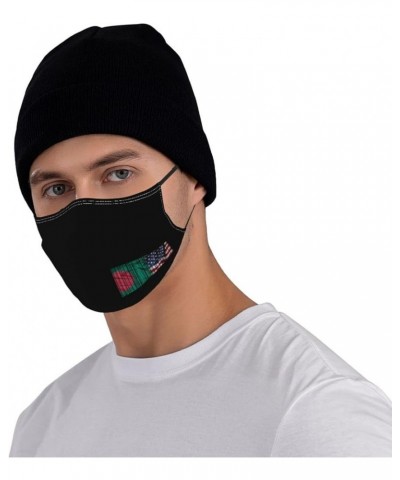 Flag of Bangladesh and USA Face Mask Washable Reusable Adults Breathable with 2 Filters Black $13.04 Balaclavas