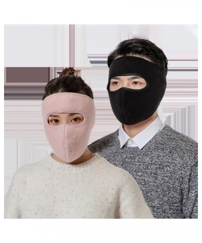 Winter Fleece Mask Warm Mask,Full Cover Face Mask Outdoor Windproof Mask Breathable Thickened Dustproof Reusable Mask Blue $9...