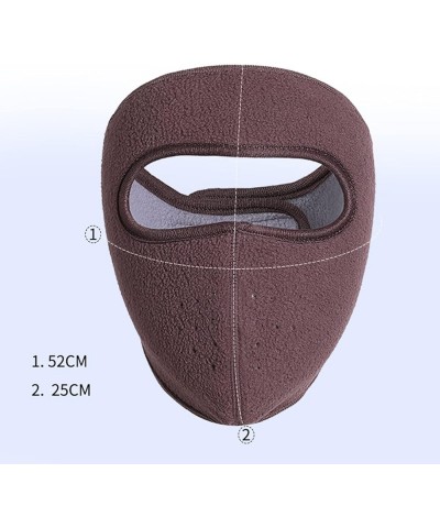 Winter Fleece Mask Warm Mask,Full Cover Face Mask Outdoor Windproof Mask Breathable Thickened Dustproof Reusable Mask Blue $9...