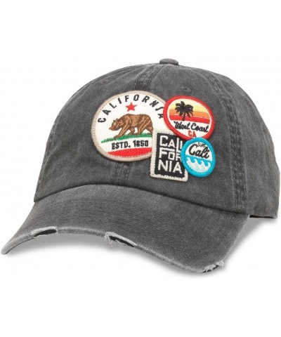 Cali Bear California Republic Adjustable Baseball Hat Iconic (Black) $22.40 Baseball Caps