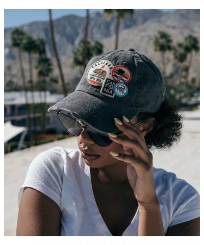 Cali Bear California Republic Adjustable Baseball Hat Iconic (Black) $22.40 Baseball Caps