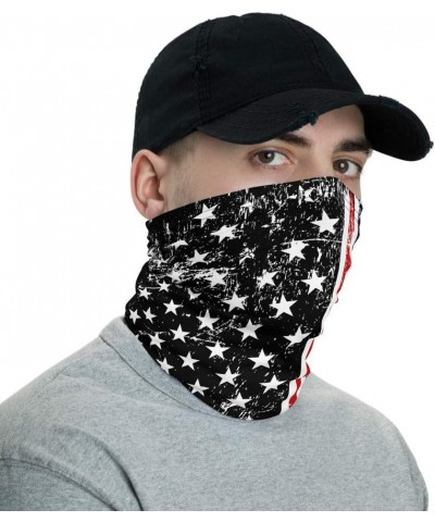 Distressed Flag Red Line Nurse Neck Gaiter, Nurse Biker Face Covering $15.69 Scarves