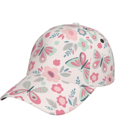 Butterfly Baseball Cap Men Women - Classic Adjustable Plain Hat Butterfly4 $11.39 Baseball Caps