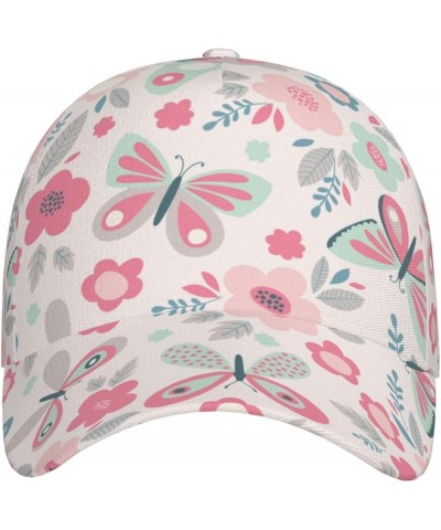 Butterfly Baseball Cap Men Women - Classic Adjustable Plain Hat Butterfly4 $11.39 Baseball Caps