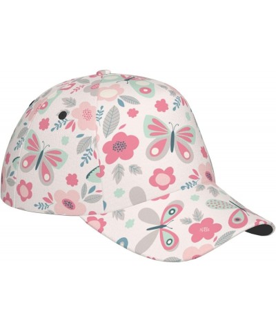 Butterfly Baseball Cap Men Women - Classic Adjustable Plain Hat Butterfly4 $11.39 Baseball Caps