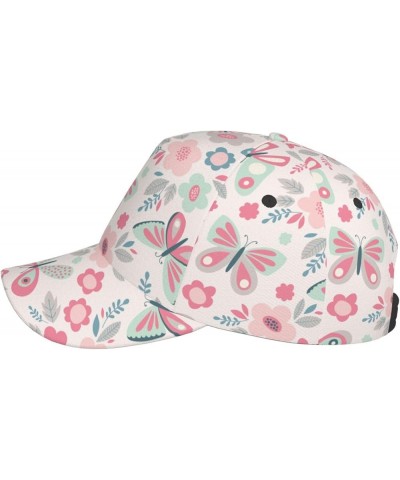 Butterfly Baseball Cap Men Women - Classic Adjustable Plain Hat Butterfly4 $11.39 Baseball Caps