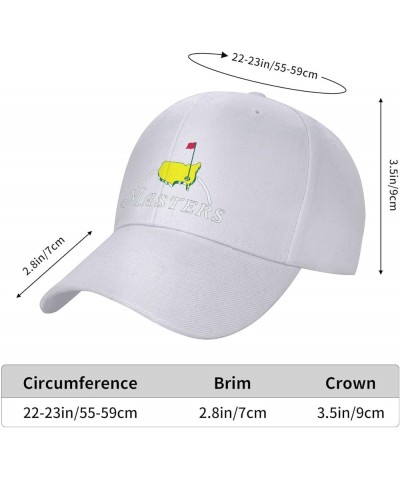 Masters Tournament Augusta National Golf Baseball Caps Trucker Hat Player Hat Cap Men Women Breathable Hat Ponytail Cap White...