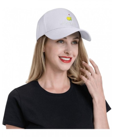 Masters Tournament Augusta National Golf Baseball Caps Trucker Hat Player Hat Cap Men Women Breathable Hat Ponytail Cap White...