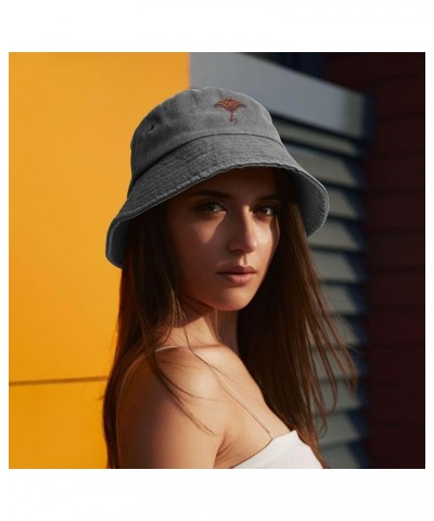 Beautiful Stingray Bucket Hat for Women Men Summer Travel Sun Hat Outdoor Cap Funny Bucket Hats Gray $14.48 Bucket Hats