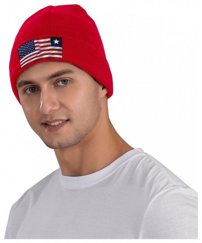 Liberia America Flag Beanie Hat Skull Knit Warm Cap Women Men Soft Stretch for Winter2 Red $15.91 Skullies & Beanies