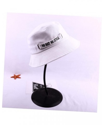 2 Pcs Sun Bucket Hat Summer Beach Bucket Hat Hats for Men Sun Cap for Men Womens Whitex2pcs $7.31 Sun Hats