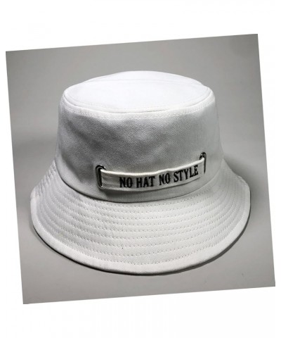 2 Pcs Sun Bucket Hat Summer Beach Bucket Hat Hats for Men Sun Cap for Men Womens Whitex2pcs $7.31 Sun Hats