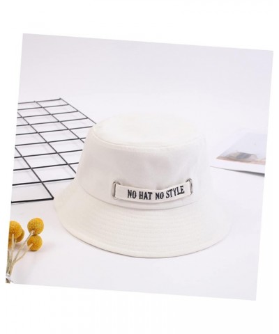 2 Pcs Sun Bucket Hat Summer Beach Bucket Hat Hats for Men Sun Cap for Men Womens Whitex2pcs $7.31 Sun Hats