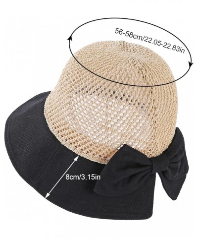 Womens Outdoor Solid Sun Hat Casual Elegant Sun Hat Wheels up Hat Black $10.55 Sun Hats