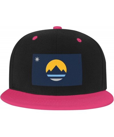 Flag of Reno, Nevada Baseball Cap for Men Women Snapback Hat Adjustable Flat Bill Hats Pink $10.88 Baseball Caps