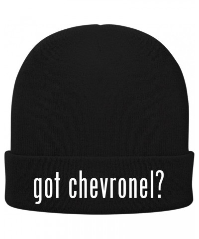 got Chevronel? - Soft Adult Beanie Cap Black $14.91 Skullies & Beanies