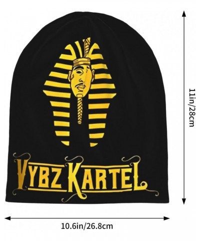 Vybz Artist Kartel Knit Hat Beanie Cap Fashion Knitted Hat for Men and Women Black $9.68 Skullies & Beanies