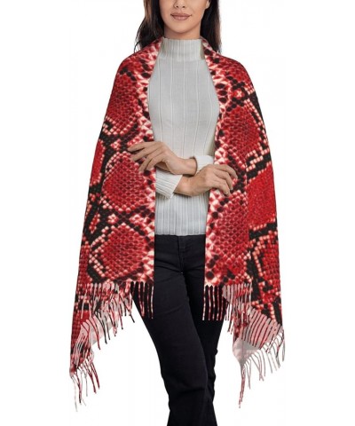 Snake Skin Python Pattern Women Scarf Oversized Neckerchief Fashion Wrap Shawl Pashmina Warm Scarves Pattern 4 $12.20 Scarves