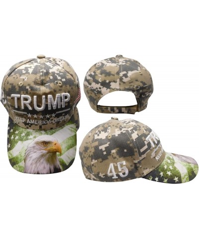 Special Trump Keep America 45 USA Bill ACU Embroidered Hat Cap Black $29.59 Baseball Caps