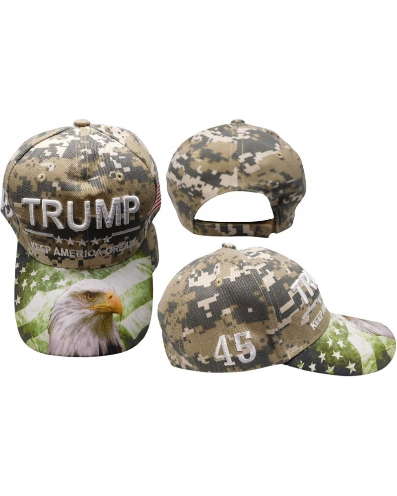 Special Trump Keep America 45 USA Bill ACU Embroidered Hat Cap Black $29.59 Baseball Caps