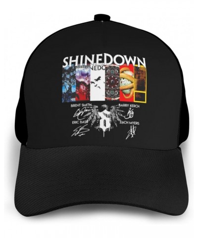 Shinedowns Adjustable Adult Baseball Cap with Curved Brim for Men and Women for Running and Hiking Black $10.59 Baseball Caps