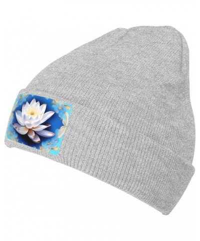 Asian Lotuâ€™s Flowers Warm Knitted Hat, Neutral, Fashionable, Soft, Lightweight, Printed Fisherman Hat. $10.63 Skullies & Be...