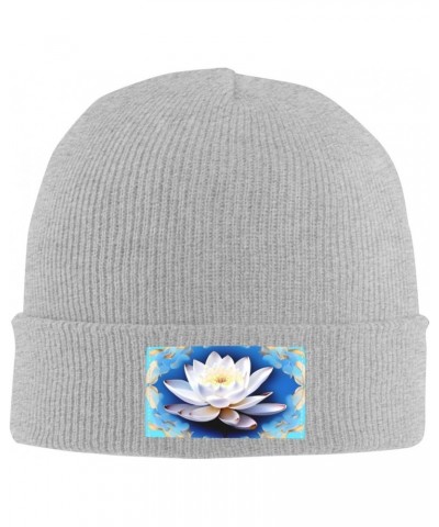 Asian Lotuâ€™s Flowers Warm Knitted Hat, Neutral, Fashionable, Soft, Lightweight, Printed Fisherman Hat. $10.63 Skullies & Be...