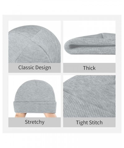 I Closed My Book to Be Here Beanie Hat for Men Women Soft Cozy Skull Cap Winter Warm Knit Hats Gray $12.29 Skullies & Beanies