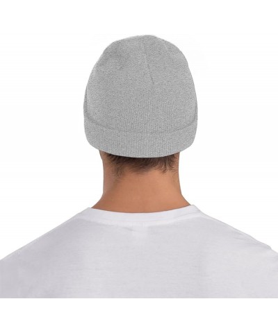 I Closed My Book to Be Here Beanie Hat for Men Women Soft Cozy Skull Cap Winter Warm Knit Hats Gray $12.29 Skullies & Beanies