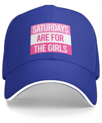 Saturdays-are for The Girls Gray Cowboy Hat Baseball Cap Golf Dad Hat for Men Women Baseball Hats Blue $10.29 Baseball Caps