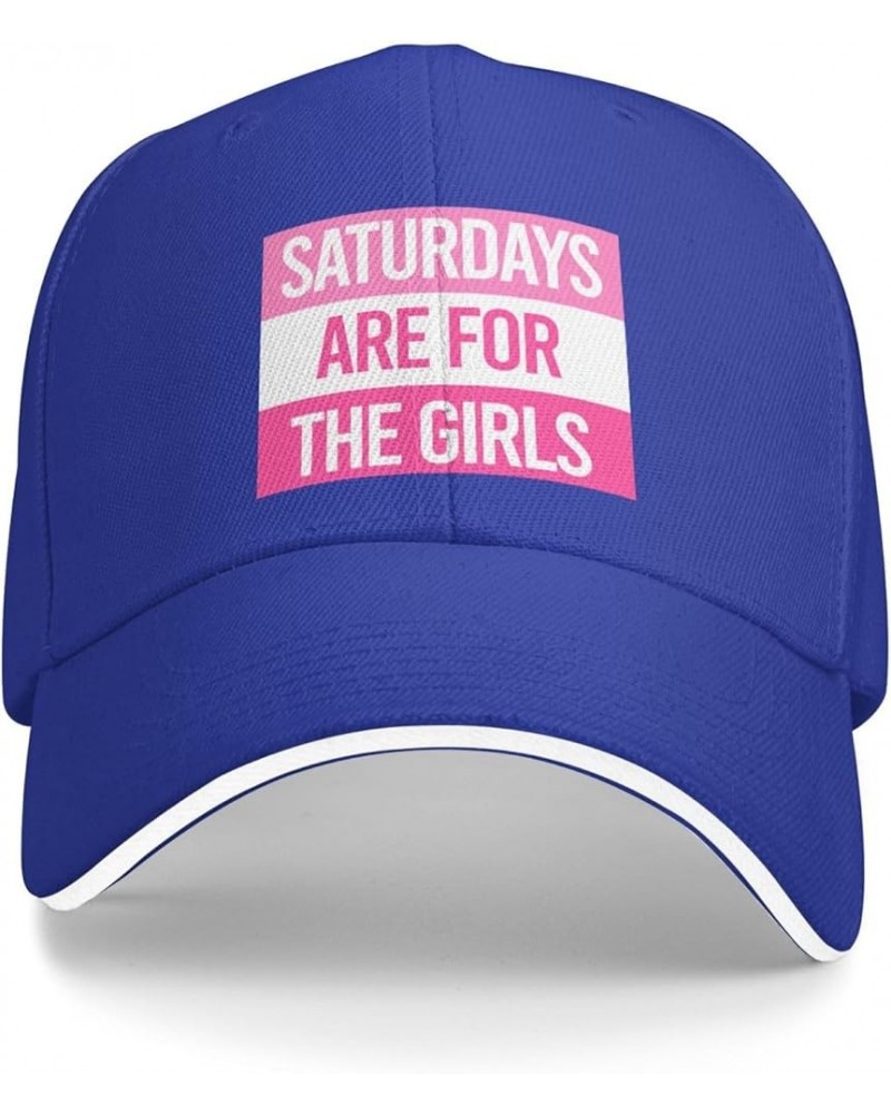 Saturdays-are for The Girls Gray Cowboy Hat Baseball Cap Golf Dad Hat for Men Women Baseball Hats Blue $10.29 Baseball Caps