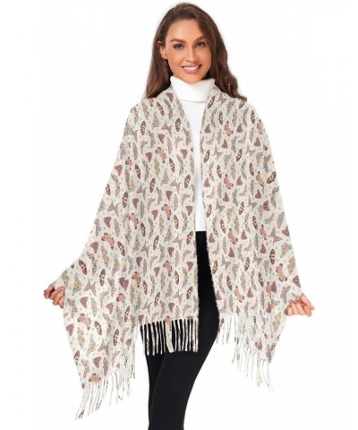 Butterflies and Moths Soft and Comfortable Imitation Cashmere Scarf - Lightweight, Warm, and Breathable $14.30 Scarves